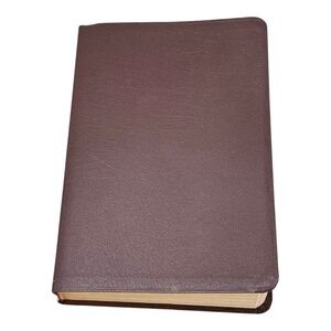 Zondervan NIV KJV Parallel Bible Burgundy Bonded Leather Large Print Gilt Edge